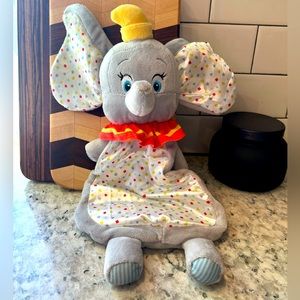 NWOT Disney Baby 2020 Dumbo Security Blanket Lovie with Satin Ears and Belly